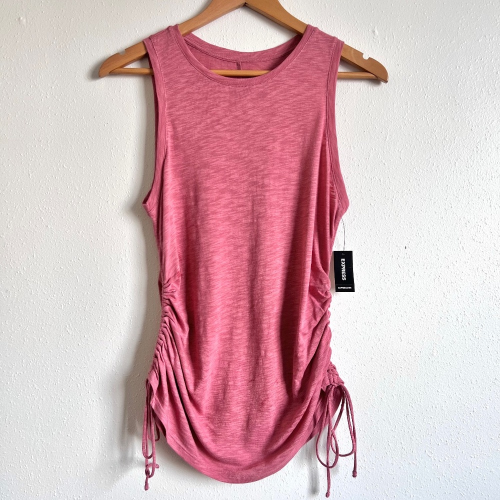 Bundle of 3 Express Tank Tops with Side Ruching